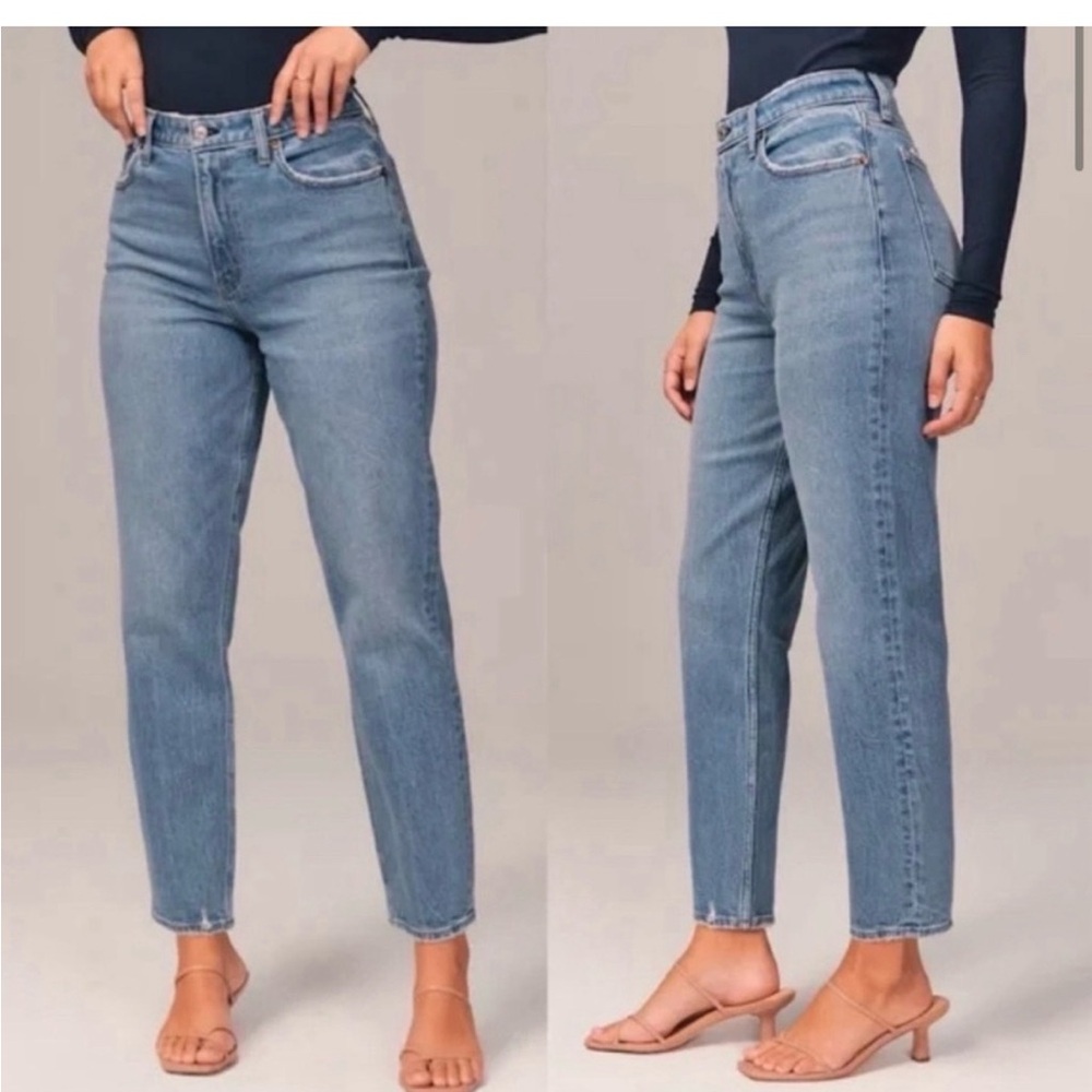Abercrombie & Fitch Curve Love High Rise Mom Jean- Size 4 (27R)